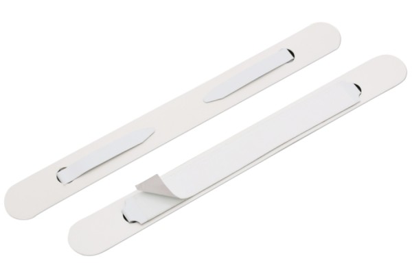 Self Adhesive File Mechanisms, Prongs Folded Inwards, White