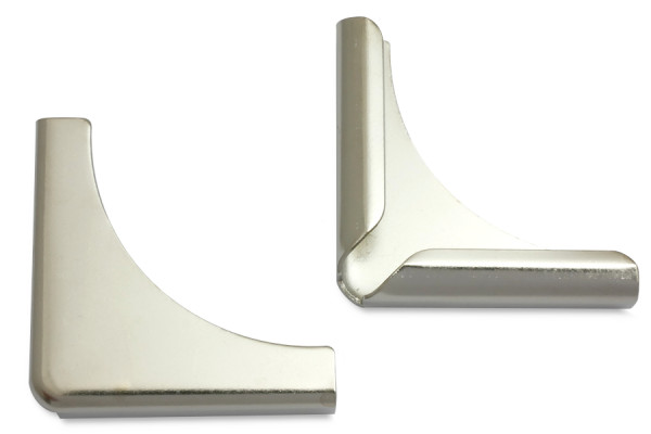 Book Corners, Nickel Plated, 28 mm Shank Length, 5 mm Capacity