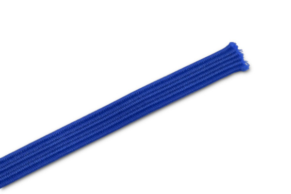 Flat Elastics as Cut Pieces, Blue