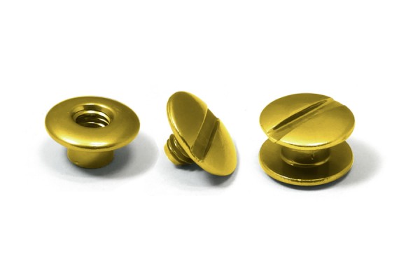 Alu-Binding Screws, Gold