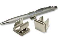 Magnetic Pen Holders, <br> Metal, Nickel Plated