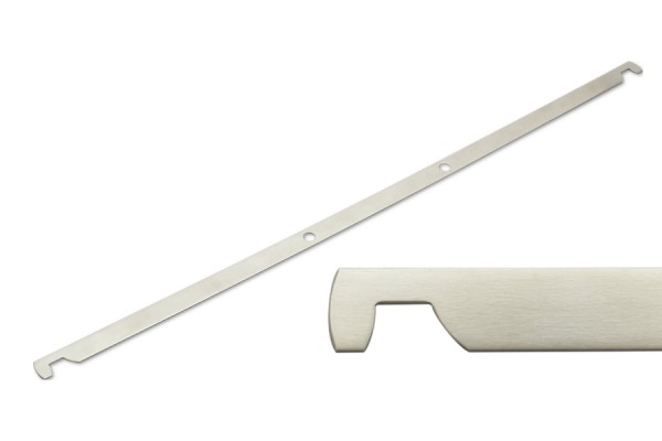 Suspension Rails, Nickel Plated, 80 mm Hole Distance