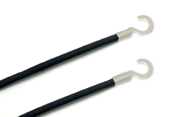 Elastics With Cable Lugs, Open, Navy-Blue