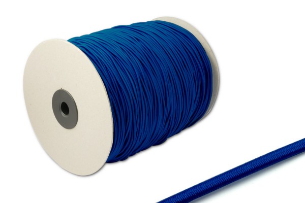 Round Elastics, 2,2 mm Ø, on Spool 500 m, Blue