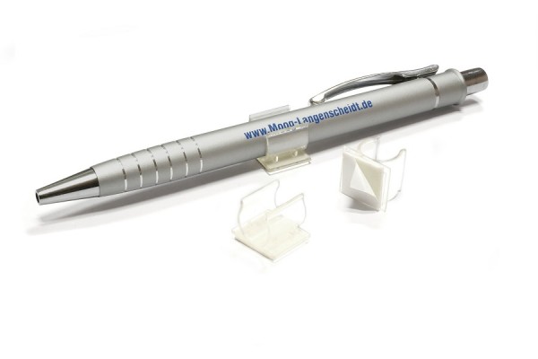Pen Holders, Made of Plastic, Self-Adhesive, Transparent