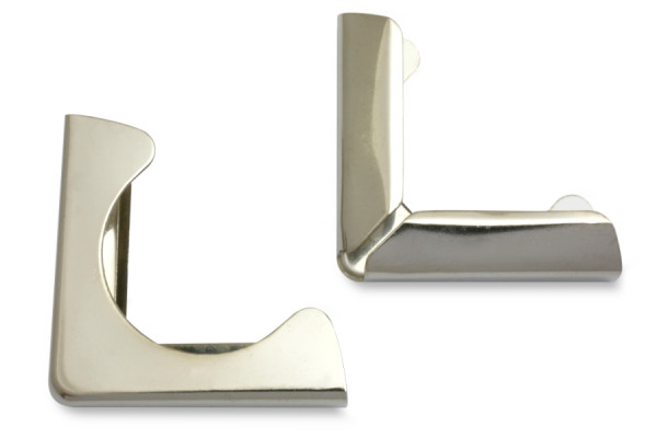 Book Corners, Nickel Plated, 31 mm Shank Length, 5 mm Capacity