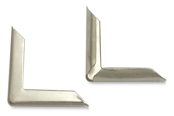 Book Corners, Nickel Plated, 22 mm Shank Length, 4 mm Capacity