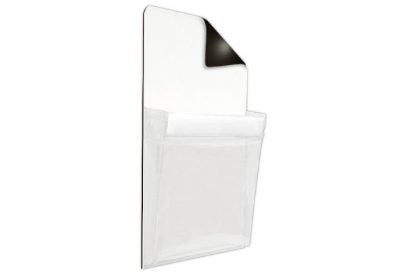 Magnetic Pockets, for DIN A4 with Labling Strip, 240 x 300 mm