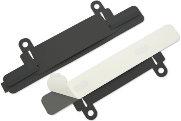 Self-Adhesive File Mechanisms with File System, 150 x 20 mm, Black