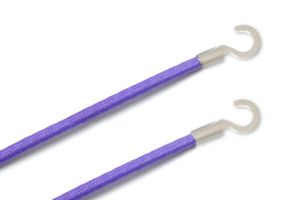 Elastics With Cable Lugs, Open, Lilac