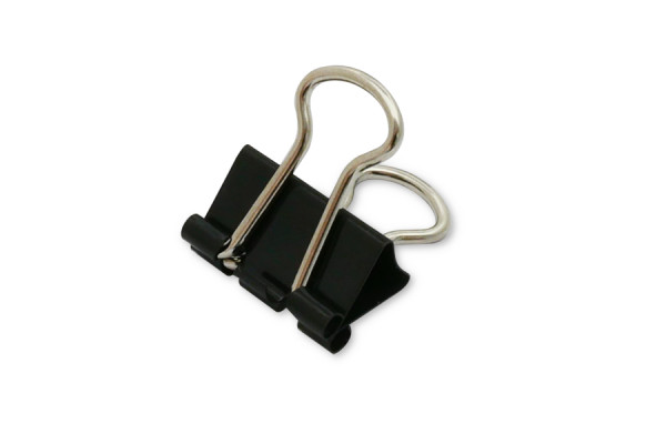 Foldback Clips, 15 mm Width, Black