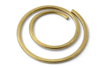 Paperclips Round, <br>20 mm Diameter, <br>Brass Plated