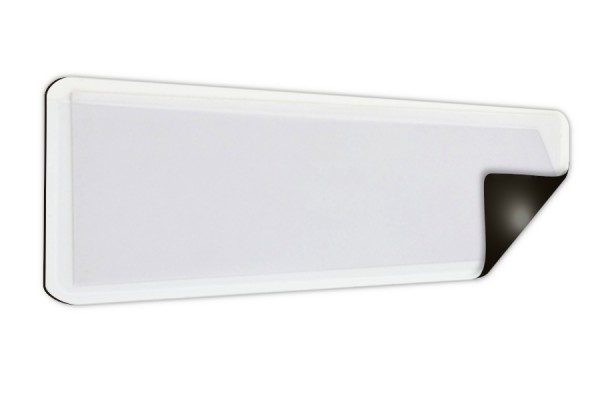 Magnetic Label Holder, 40 x 120 mm