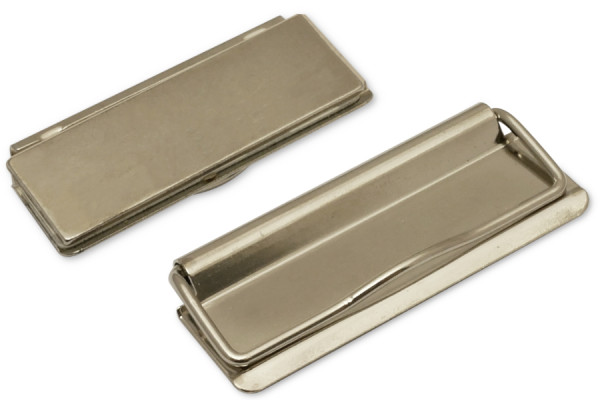 Magnetic Paper Clips with Wire Clip, 50 mm Width, Nickel Plated