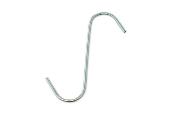 S-Hooks, 68 mm, Zinc Plated