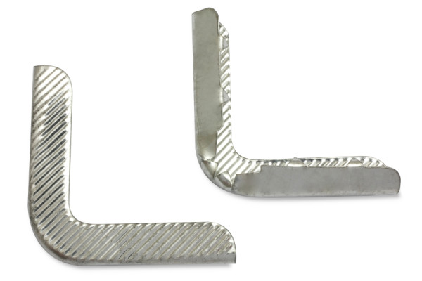 Book Corners, Tin Plated, 38 mm Shank Length, 3 mm Capacity