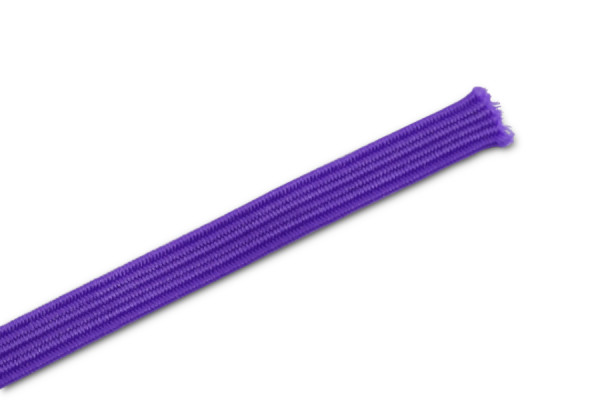 Flat Elastics as Cut Pieces, Purple