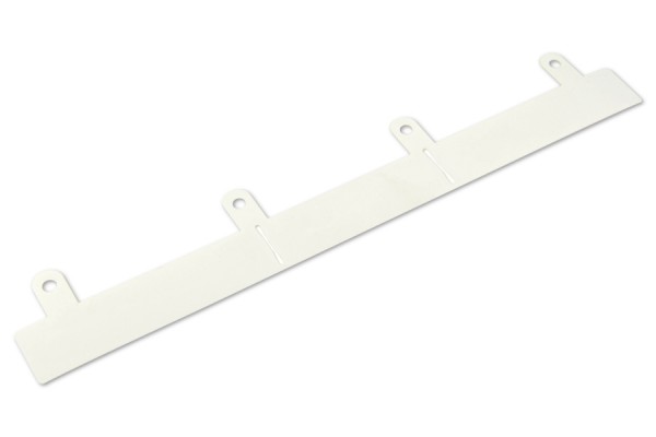 Plastic Fasteners, Slotted White, 280 mm