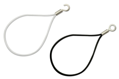 Elastic cords, teardrop shape, cable lug
