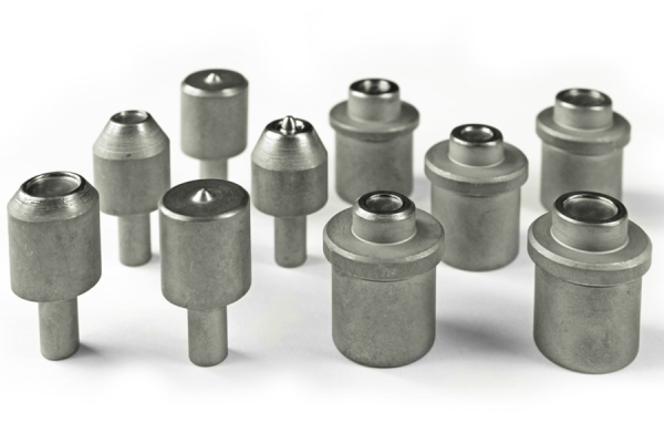 Riveting tools for the HP hand press, for working with machine rivets