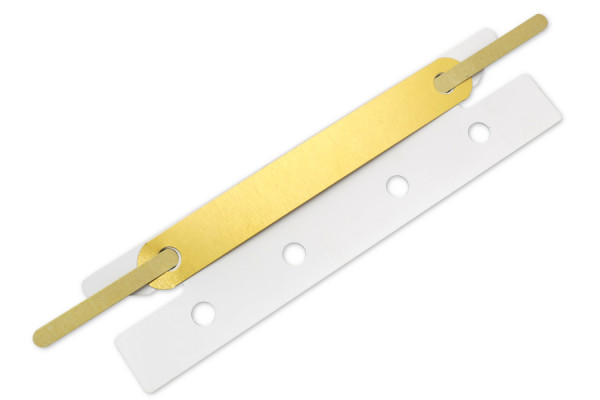 Insert Filing Strips, File Prong and Compressor Gold Lacquered