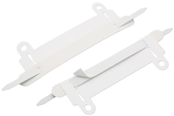 Self Adhesive File Mechanisms, with File System, Compressor 120 x 12 mm, White