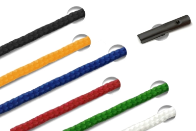 Black lacquered split pins