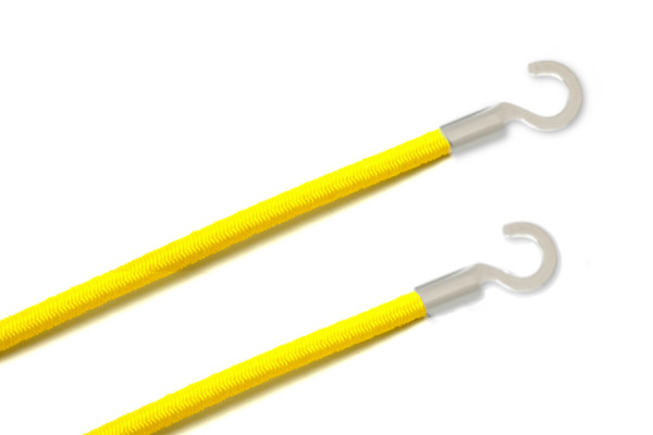 Elastics With Cable Lugs, Open, Yellow