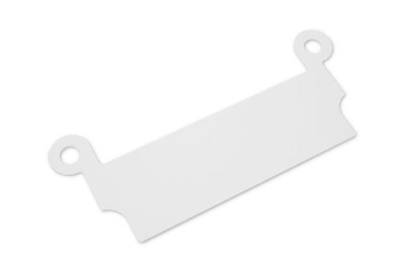 Plastic Fasteners, Unslotted, White, 92 mm