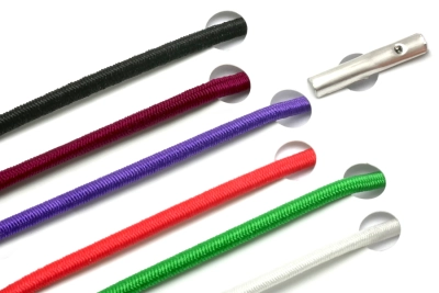 Elastic cords with 2 split pins