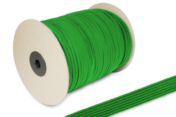 Flat Elastics on Spool 500 m, Green