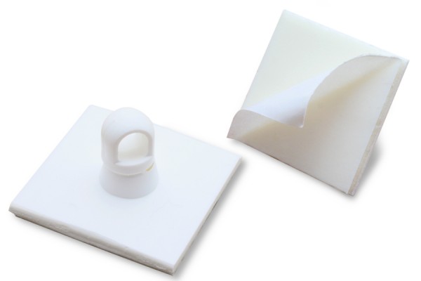 Ceiling Hooks, with Rotating Eyelet, Self-Adhesive
