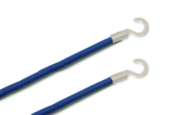 Elastics With Cable Lugs, Open, Dark Blue