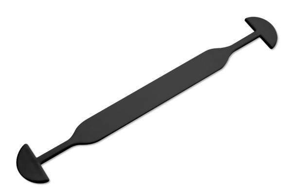 Carrying handles for cardboard boxes, made of plastic, 158 mm, black
