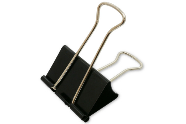 Foldback Clips, 41 mm Width, Black