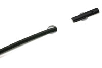 Elastics with Automatic Metal T-Ends,<br> Black